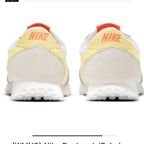 Nike Daybreak Women's Low Pale Ivory Light Citron Causal Sneakers | EUC Size 9.5 - Picture 3 of 11